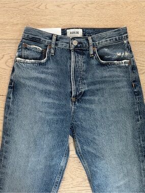 Agolde Riley High Rise Straight crop jeans size 25